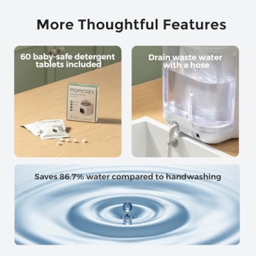 Momcozy KleanPal Pro Baby Bottle Washer for Easy Cleaning