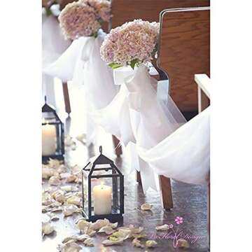 VATIN Double Face White Satin Ribbon 4" Continuous 5 Yards,White Polyester Fabric Ribbon use for Bows Bouquet, Gift Wrapping, Floral Arrangement Wedding Decoration