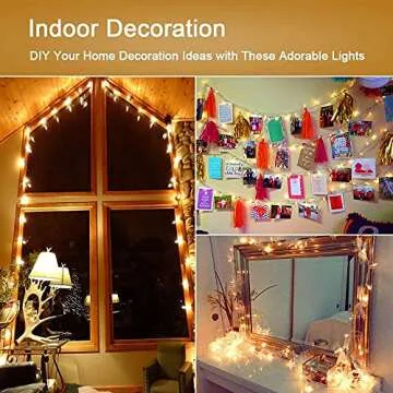 100 Count Connectable Christmas String Lights for Decor