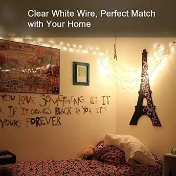 100 Count Connectable Christmas String Lights for Decor