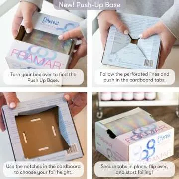 Framar Ethereal Pop Up Hair Foil, Aluminum Foil Sheets, Hair Foils For Highlighting - 500 Foil Sheets