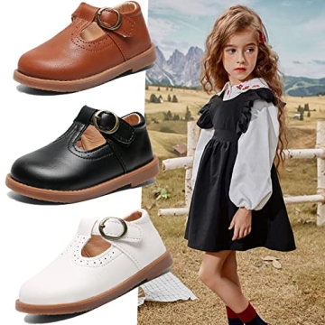 Shop DADAWEN Girl's Classic Mary Jane Dress Shoes