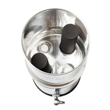 BOROUX Legacy. Boroux Gravity-Fed Countertop Stainless Steel Water Filter System | 3 Gallons with 2 Authentic Black Foundation. Filters