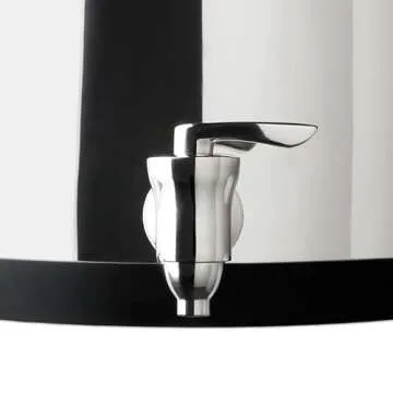 BOROUX Legacy. Boroux Gravity-Fed Countertop Stainless Steel Water Filter System | 3 Gallons with 2 Authentic Black Foundation. Filters