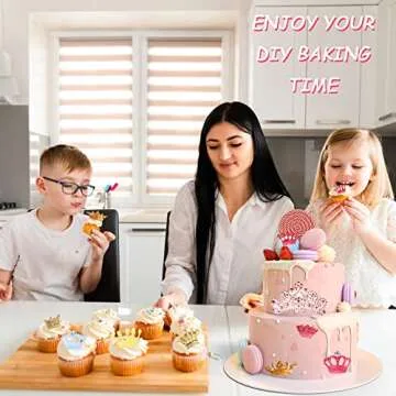 Crown Fondant Molds for All Cake Occasions - 5 Pcs