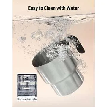 Detachable 4-in-1 Milk Frother and Steamer, PARIS RHÔNE 500ml Hot Chocolate Maker and Electric Milk Heater with Hot & Cold Foam, Dishwasher Safe