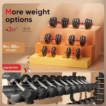 Adjustable Dumbbells Set for Home Gym Fitness
