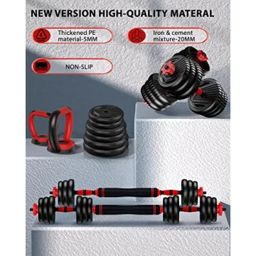 Adjustable Dumbbells Set for Home Gym Fitness