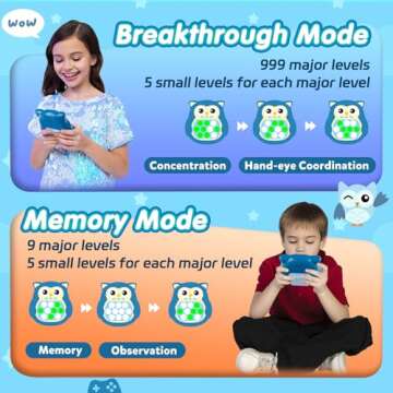 Fun Sensory Pop Fidget Toys for Kids Aged 3-12