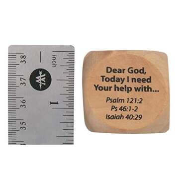 Wooden Prayer Starter Cube for Kids - 1 1/4 Inch