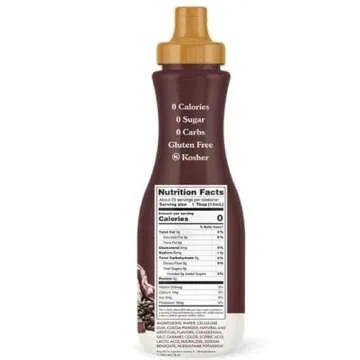 Salted Caramel & Dark Chocolate Espresso Syrup Sauce For Coffee - Sugar Free Zero Calories (Pack of 2) - Gluten-Free, Keto Friendly from Jordan Skinny (Salted Caramel and Dark Chocolate Espresso)