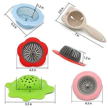 Acrylic Pouring Strainers by Angela&Alex 5 PCS Art Tools