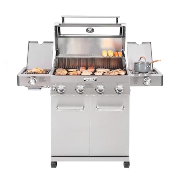Monument Grills 4-Burner Propane Gas Grill with Sear Burners