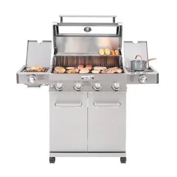 Monument Grills 4-Burner Propane Gas Grill with Sear Burners
