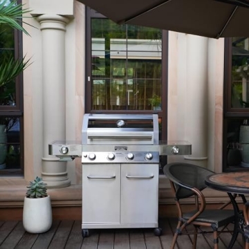 Monument Grills 4-Burner Propane Gas Grill with Sear Burners