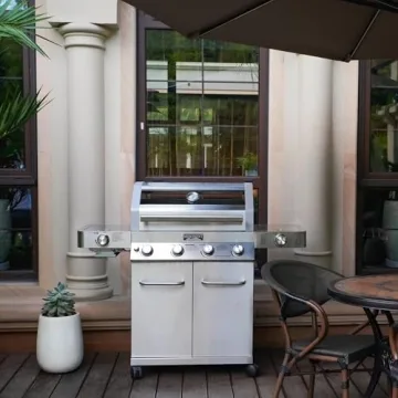 Monument Grills 4-Burner Propane Gas Grill with Sear Burners