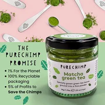 PureChimp Ceremonial Matcha Green Tea Powder - Fresh & Versatile