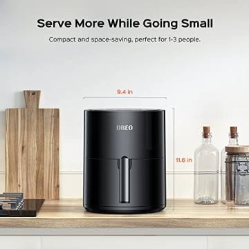 Dreo Air Fryer 9-in-1 Healthy Cook with Recipe Book