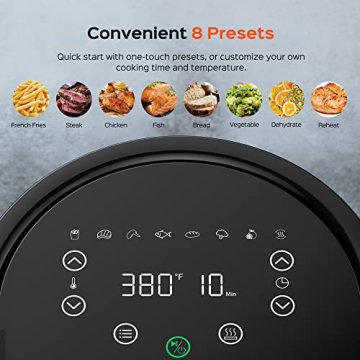 Dreo Air Fryer 9-in-1 Healthy Cook with Recipe Book
