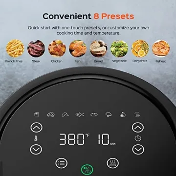 Dreo Air Fryer 9-in-1 Healthy Cook with Recipe Book