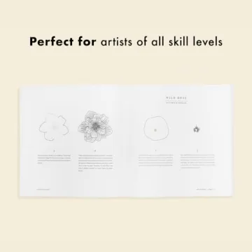 Florals By Hand Drawing Guide for All Ages