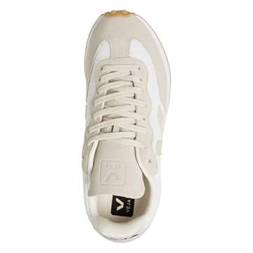 VEJA Men's Rio Branco Sneaker - Alveomesh White/Pierre/Natural