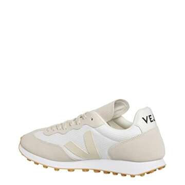 VEJA Men's Rio Branco Sneakers in Alveomesh White/Pierre/Natural