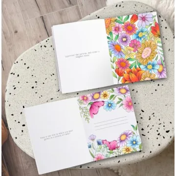 Beautiful Adult Coloring Book Set of 2 for Relaxation