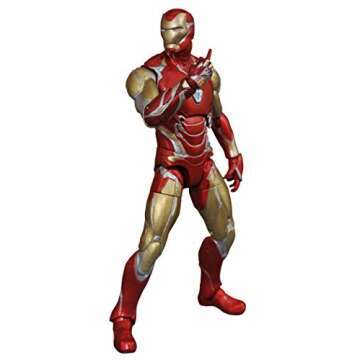 DIAMOND SELECT TOYS Marvel Select: Avengers Endgame Iron Man Mk85 Action Figure, Multicolor
