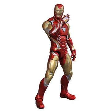 DIAMOND SELECT TOYS Marvel Select: Avengers Endgame Iron Man Mk85 Action Figure, Multicolor