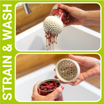 SIFTR Space Saving Silicone Can Strainer Set