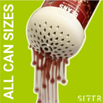SIFTR Space Saving Silicone Can Strainer Set