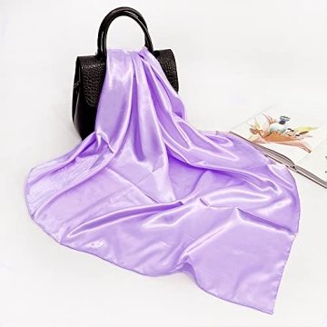 Vimate Satin Bandanas - Stylish Silk Scarf Set for Women