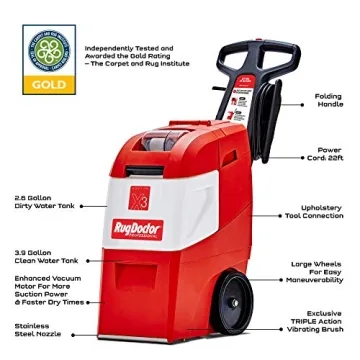 Rug Doctor Mighty Pro X3 Carpet Cleaner for Pet Owners