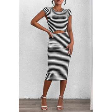 Stylish PRETTYGARDEN Women's Cut Out Midi Dress