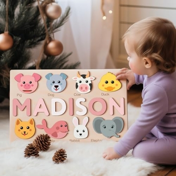 Zuzu Puzzle Personalized Name Puzzle for Toddlers