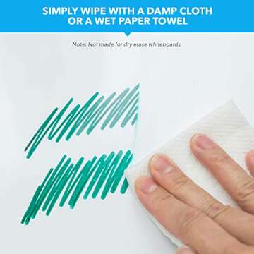 WallDeca Wet Erase Markers Fine Point - 8 Colors