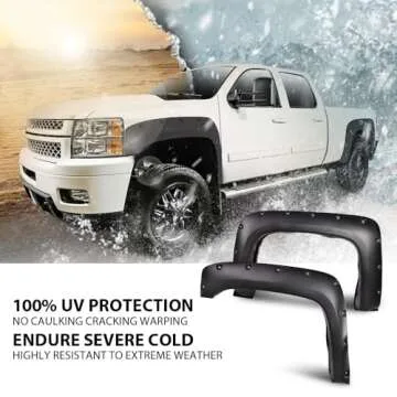 G-PLUS Fender Flares for Chevy Silverado - Rugged Style