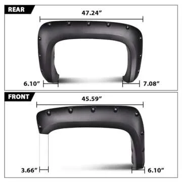 G-PLUS Fender Flares for Chevy Silverado - Rugged Style