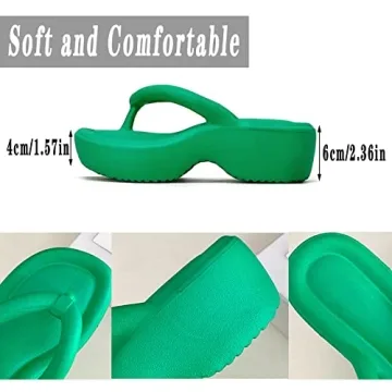 SALIGNA Women's Comfortable Flip Flops for Summer