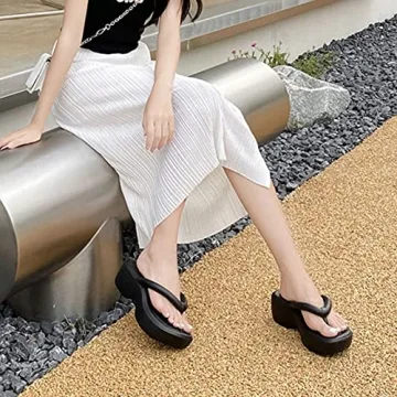 SALIGNA Women's Comfortable Flip Flops for Summer