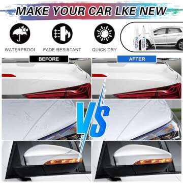 Touch Up Paint for Cars,Car Paint Scratch Repair Pen Car Paint Touch Up Pen Car Scratch Remover Quic...