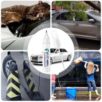 Touch Up Paint for Cars,Car Paint Scratch Repair Pen Car Paint Touch Up Pen Car Scratch Remover Quick and Easy Fix Auto Paint Chip Repair Auto Touch Up Paint for Scratch Repair Various Cars (White)