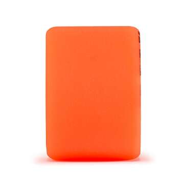 Orangatang Fat Free 65 mm 80a Freeride Longboard Skateboard Wheels (Orange, Set of 4)