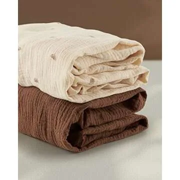 Soft Muslin Bassinet Sheets for Babies - 2 Pack