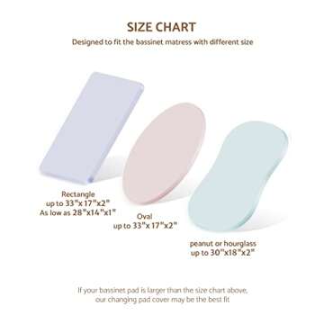 Soft Muslin Bassinet Sheets for Babies - 2 Pack