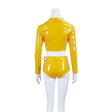BYHai Kill Bill Costume Beatrix Kiddo The Bride Costume Cosplay Suit Sexy Kung Fu Outfit with Jacket Pants for Women