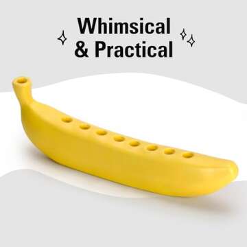 Kikkerland Novelty Ceramic Banorah – Menorah for Hanukkah, Chanukah Candle Holder – Fun Holiday ...