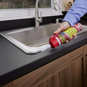 Flex Caulk Waterproof Sealant for Home and Outdoor Repairs