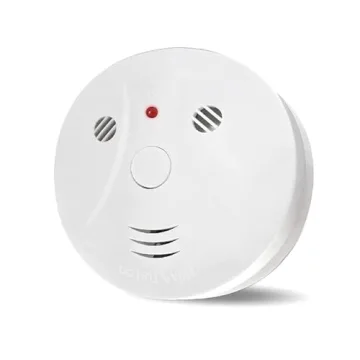 Lecoolife 3 Pack Smoke Detector Battery Operated with Photoelectric Sensor and Silence Button, Travel Portable